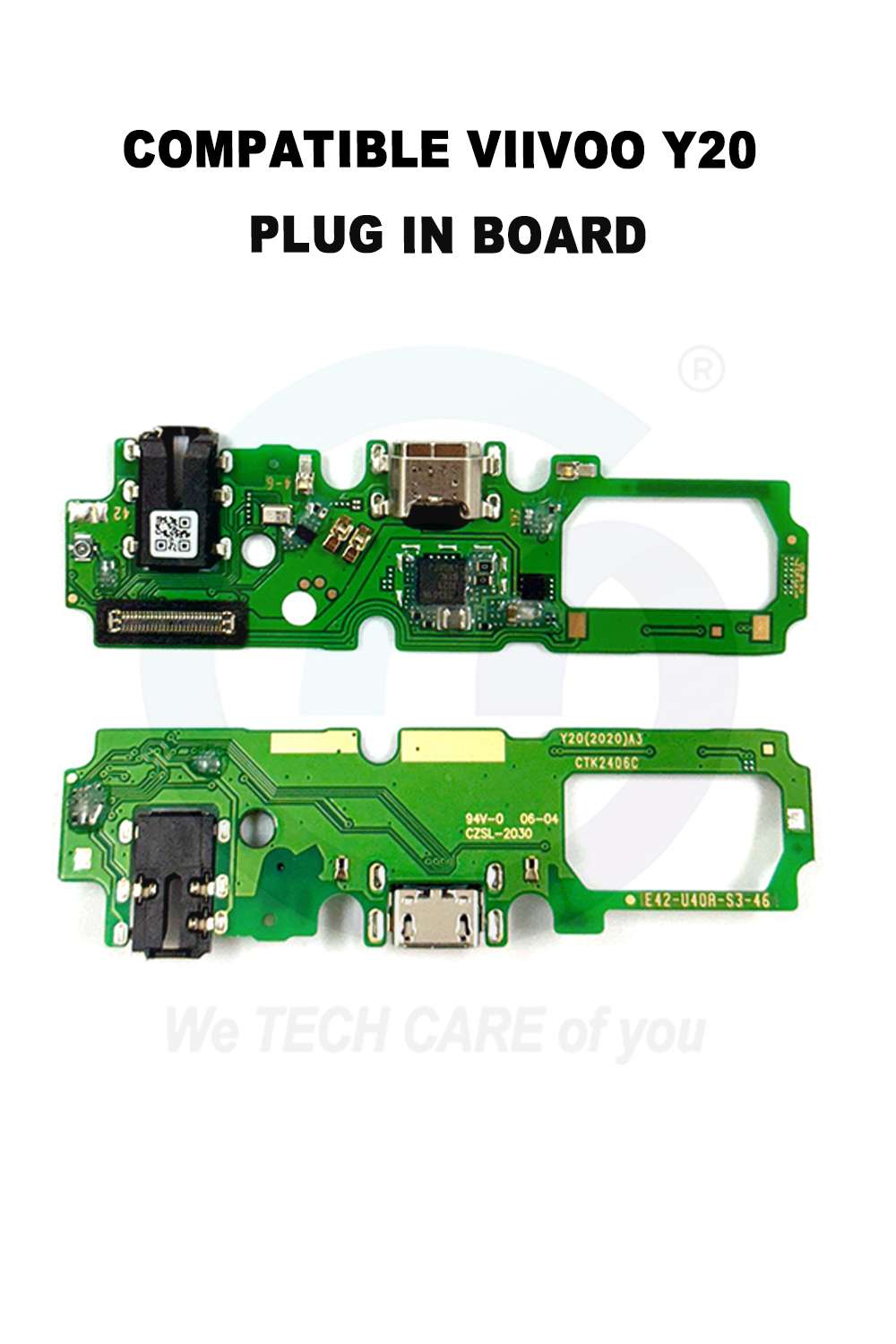Contoh sebenar sub board port cas Vivo Y20